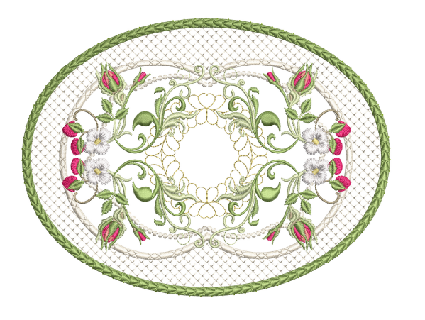Berries & Blossoms Mug Mat - 8X8