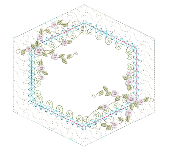 Secret Garden Embellished Singles 6x6
