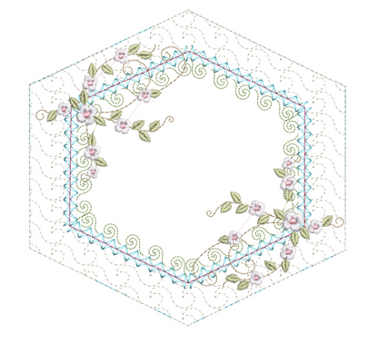 Secret Garden Embellished Singles 6x6