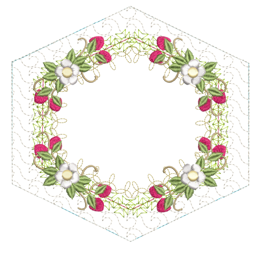 Secret Garden Embellished Singles 6x6