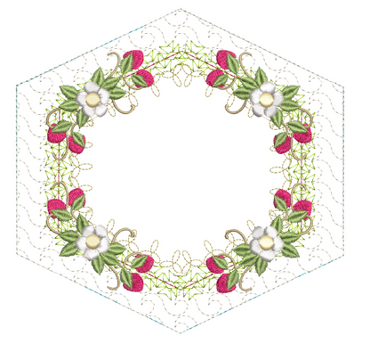 Secret Garden Embellished Singles 6x6