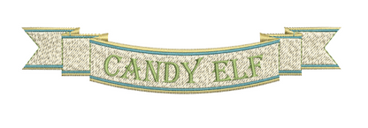 Santa Elves 3 Name Plate Banners