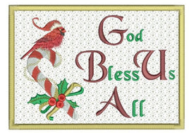 God Bless Us All Greeting Card