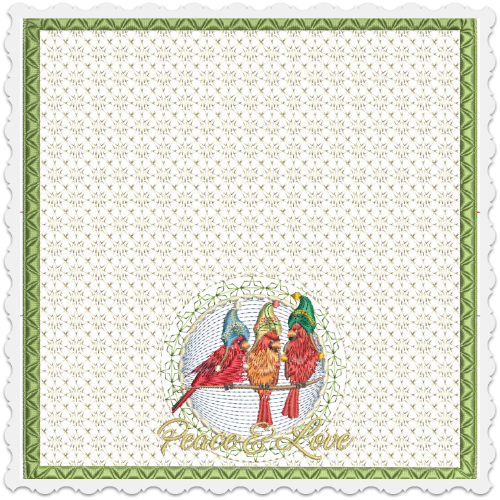 Cardinal Committee Checkbook Cover 8x8
