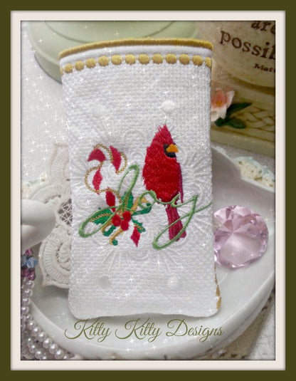 Cardinal Joy Eyeglass Case