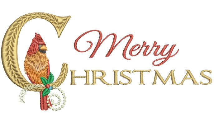 Cardinal Christmas 6x10