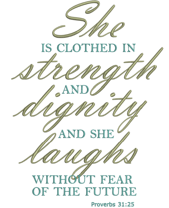 Clothed in Strength 6x10