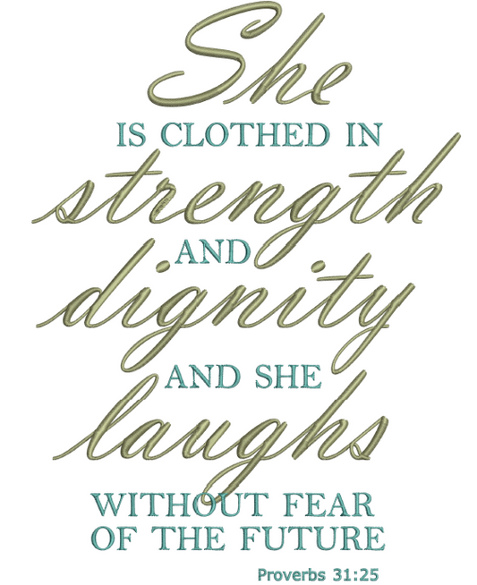 Clothed in Strength 6x10