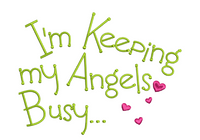 Dear God - Angels Busy 6x6