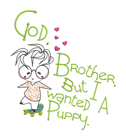 Dear God - Thank You For My Brother 5x7