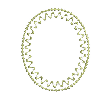 Lady Chatelaine Monogram Frames