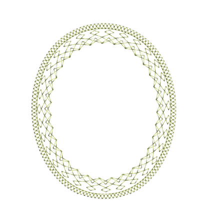 Lady Chatelaine Monogram Frames