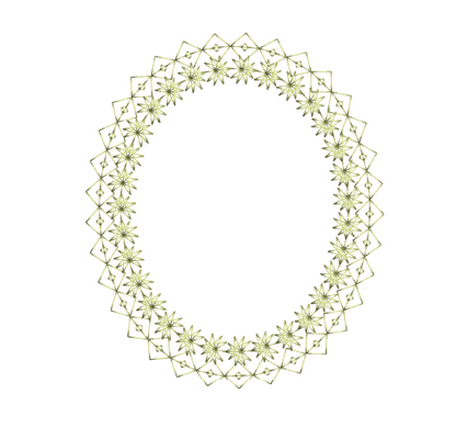 Lady Chatelaine Monogram Frames