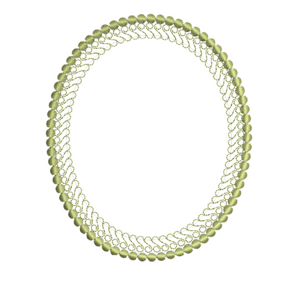 Lady Chatelaine Monogram Frames