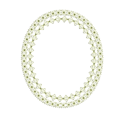 Lady Chatelaine Monogram Frames