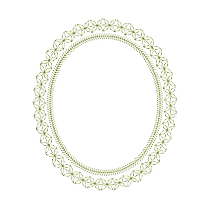 Lady Chatelaine Monogram Frames