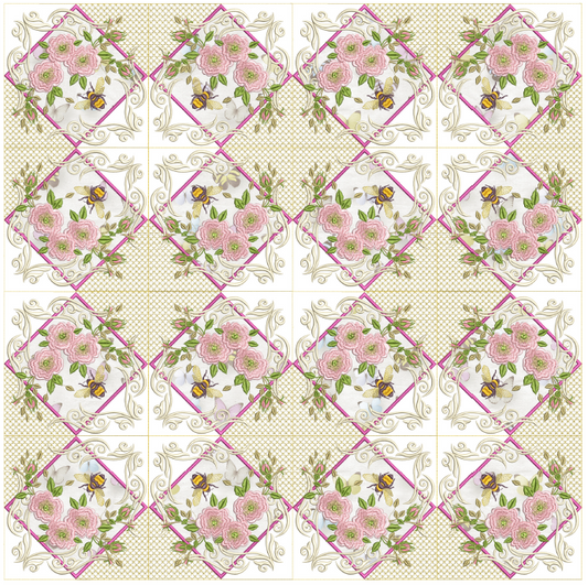 English Garden Quilt 5x7