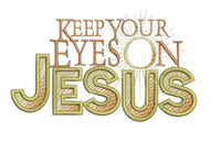 Eyes On Jesus 5x7