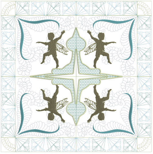 Fairy Frolic Boy Quilt 6x6