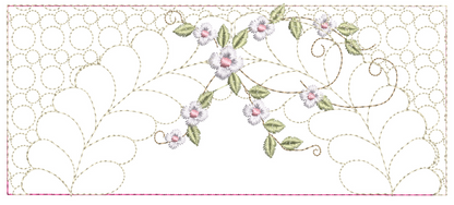 Flower Trails Quilt - 8x8