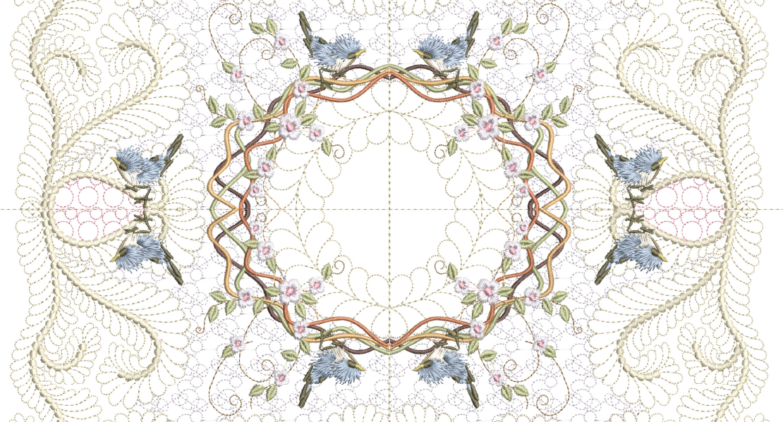 Flower Trails Quilt - 5X5