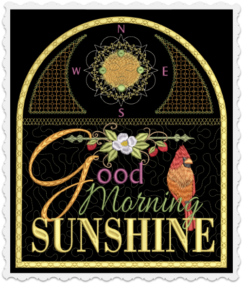 Good Morning Sunshine Cardinal 5x7
