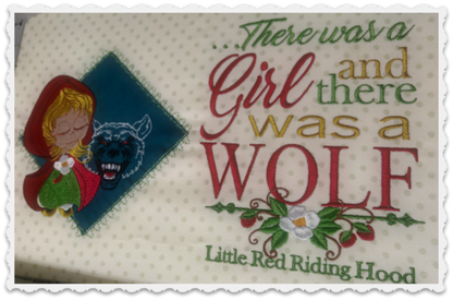 The Girl And The Wolf 8x12