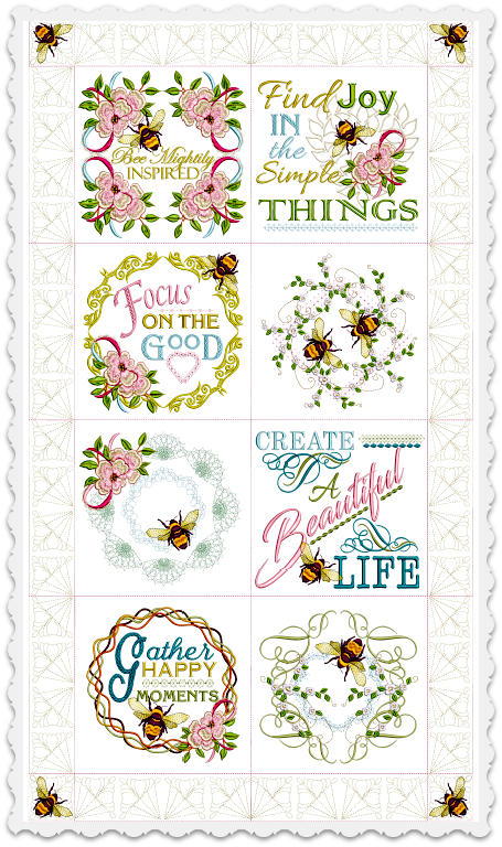 Good Tidings 8x8 Wall Hanging