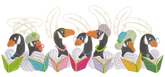 Goosie Page Society - A Rather Eccentric Gaggle 8x14