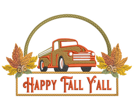 Happy Fall Y'all 10x14