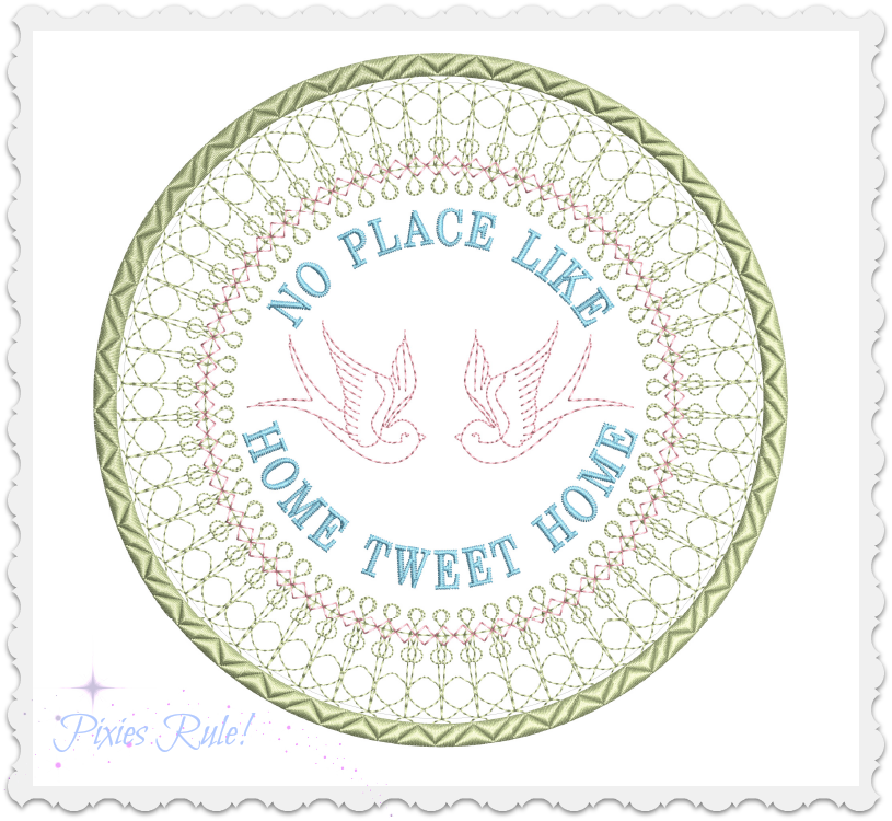 Home Tweet Home Mug Mat - 6x6