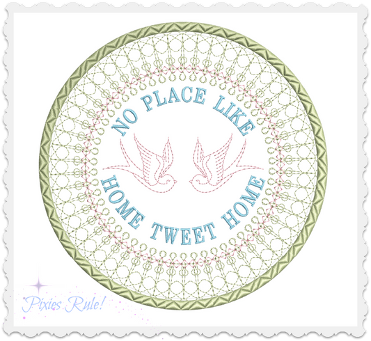 Home Tweet Home Mug Mat - 6x6