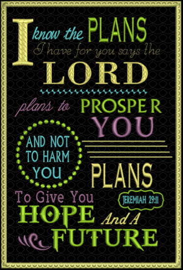 I Know The Plans 8x12 Wall Hanging