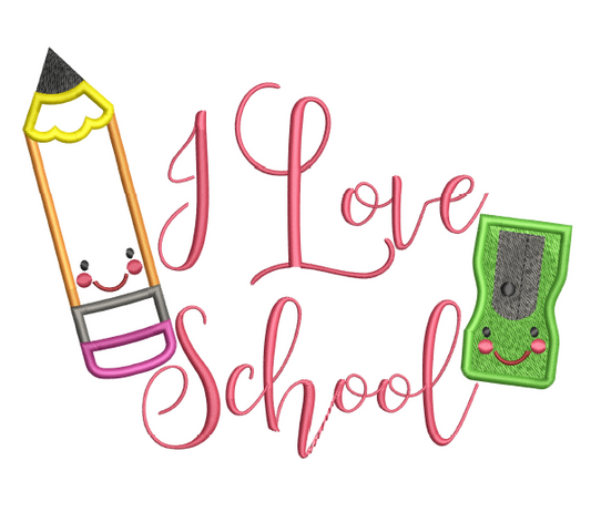 I Love School 6x9