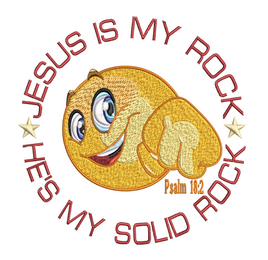Jesus Is My Rock 8X8