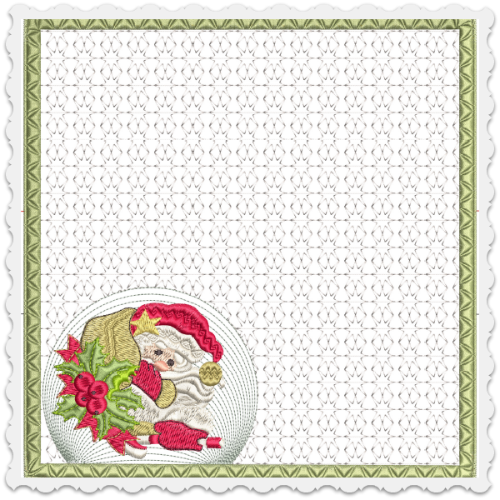 Jolly Merry Checkbook Cover 8x8