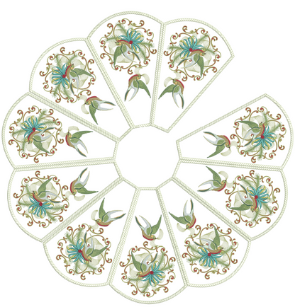 Joyeux Noel In-The-Hoop Mini Tree Skirt 7X11