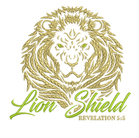 Lion Shield 5x7