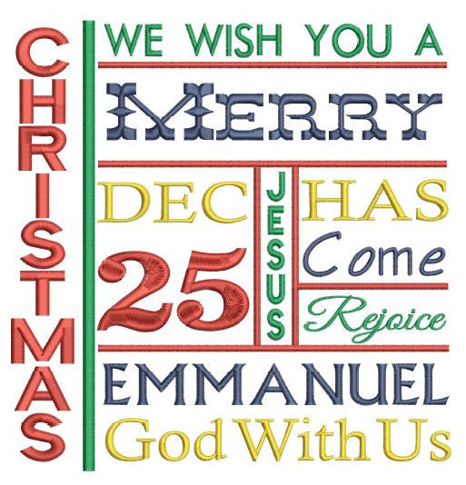 Christmas Subway 6x6