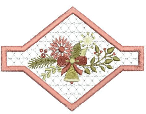 Neo-Classic Christmas Napkin Ring Set