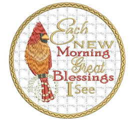 New Morning Blessings Coaster