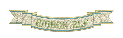 Santa Elves 3 Name Plate Banners