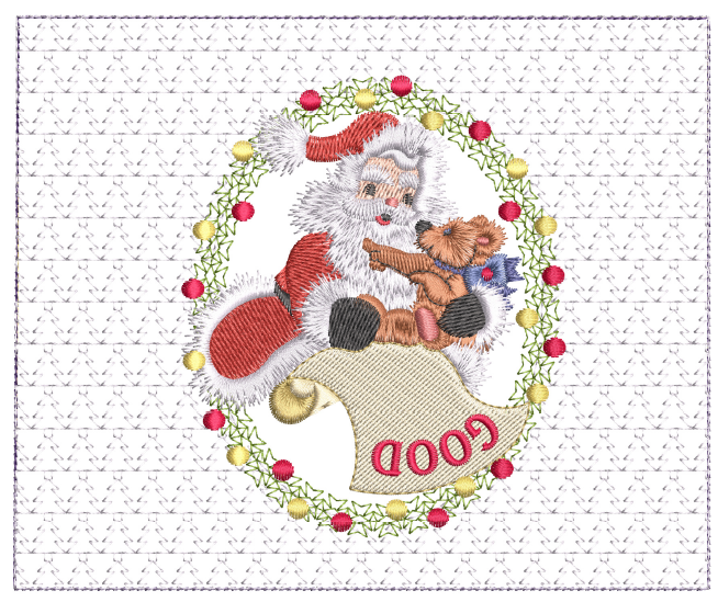 To Believe In Santa 5x7 Wall Hanging