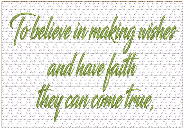 To Believe In Santa 5x7 Wall Hanging