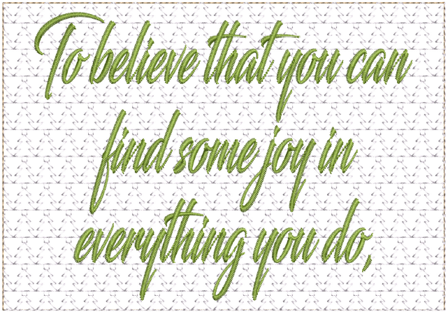 To Believe In Santa 5x7 Wall Hanging