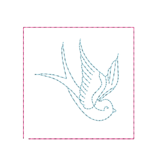 Spring Tweets Pillow & Quilt Set - 6x6