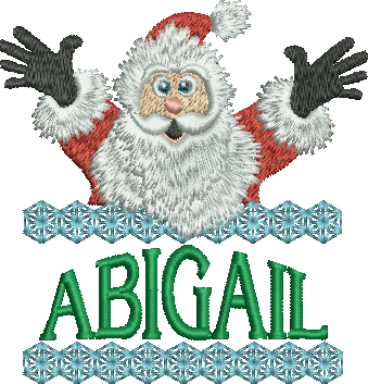 Surprise Santa Name - Abigail