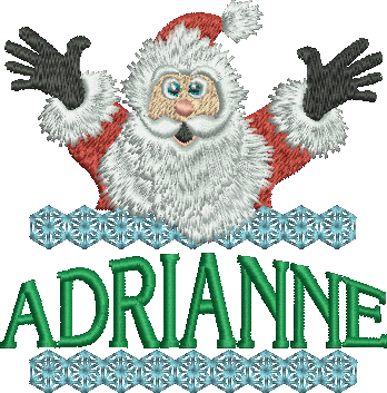 Surprise Santa Name - Adrianne