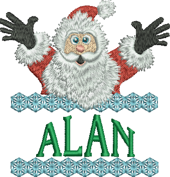 Surprise Santa Name - Alan