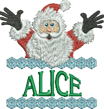 Surprise Santa Name - Alice